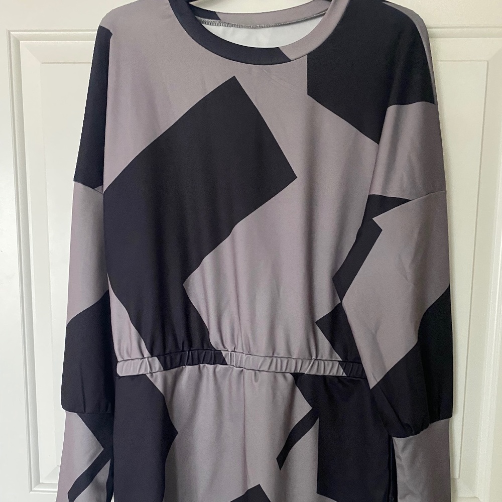 NEW Casual Geo Print Bodycon Dress